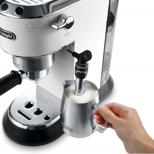 Кофеварка рожковая DeLonghi Dedica EC 685. W (белый) 3
