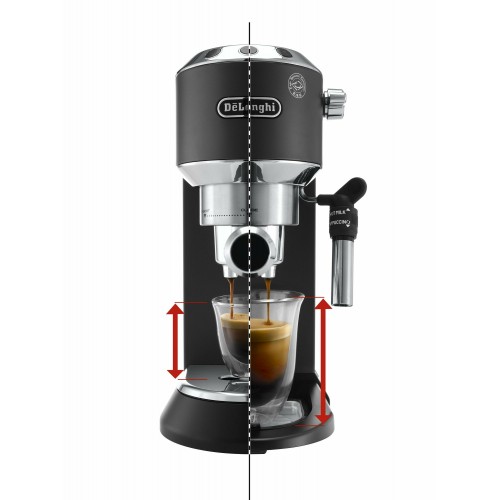 Кофеварка рожковая DeLonghi Dedica EC 685 (черный) 9