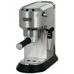 Кофеварка рожковая DeLonghi Dedica EC685. M (серебристый/черный)