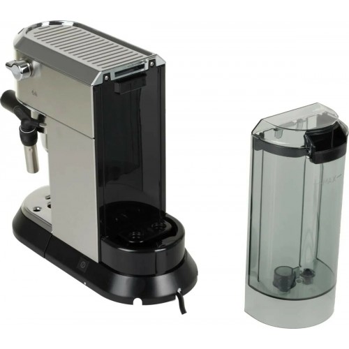 Кофеварка рожковая DeLonghi Dedica EC685. M (серебристый/черный) 5