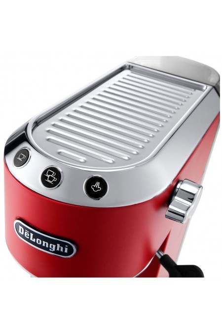 Кофеварка рожковая DeLonghi Dedica EC685. R (красный) 2