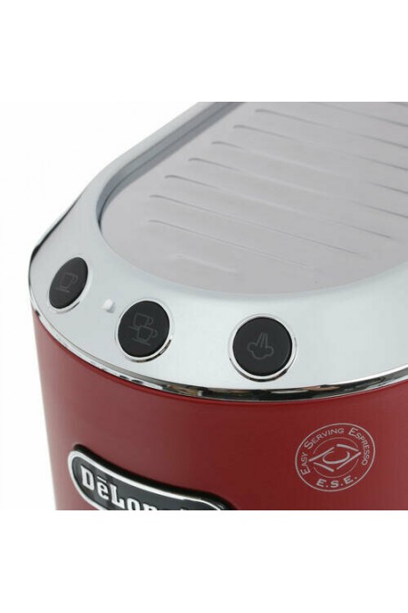 Кофеварка рожковая DeLonghi Dedica EC685. R (красный) 8