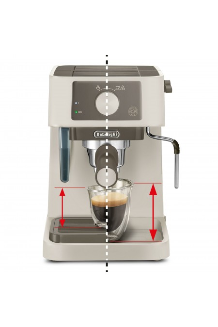 Кофеварка рожковая DeLonghi EC235. CR Stilosa (бежевый) 3