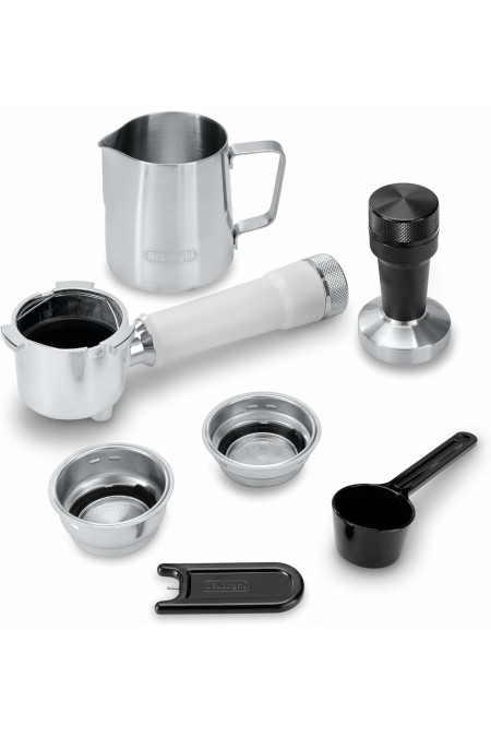 Кофеварка рожковая DeLonghi EC890. WI (белый) 7