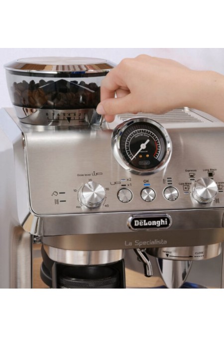 Кофеварка рожковая DeLonghi EC9255. T (титан) 6