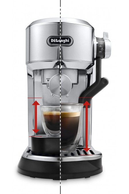 Кофеварка рожковая DeLonghi EC950. M (серебристый) 6