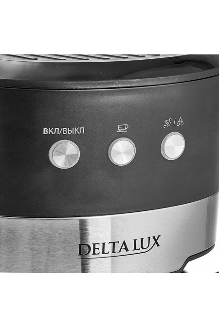 Кофеварка рожковая Delta LUX DE-2005 (черный) 6