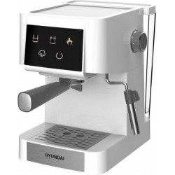Кофеварка рожковая Hyundai HEM-3203 (белый/серебристый)