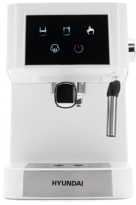 Кофеварка рожковая Hyundai HEM-3203 (белый/серебристый) 1