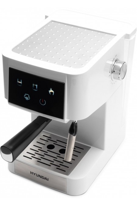 Кофеварка рожковая Hyundai HEM-3203 (белый/серебристый) 4