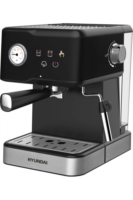 Кофеварка рожковая Hyundai HEM-4204 (черный) 