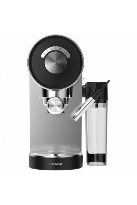 Кофеварка рожковая Hyundai HEM-4305 (серебристый/черный) 1