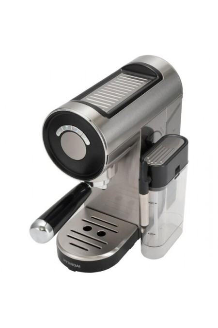 Кофеварка рожковая Hyundai HEM-4305 (серебристый/черный) 3