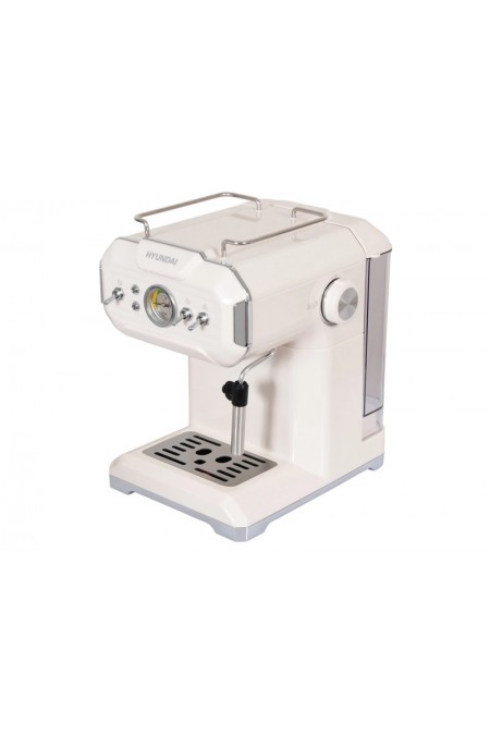 Кофеварка рожковая Hyundai HEM-5300 (бежевый/серебристый) 2