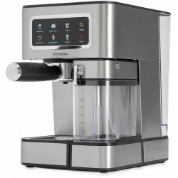 Кофеварка рожковая Hyundai HEM-5306 (серебристый/черный)