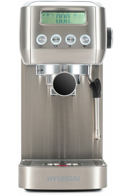 Кофеварка рожковая Hyundai HEM-9990 (серебристый) 1