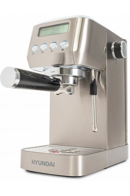 Кофеварка рожковая Hyundai HEM-9990 (серебристый) 2