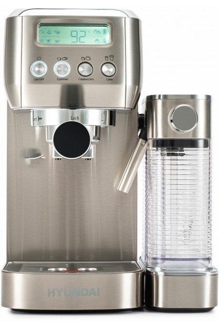 Кофеварка рожковая Hyundai HEM-9999 (серебристый) 2