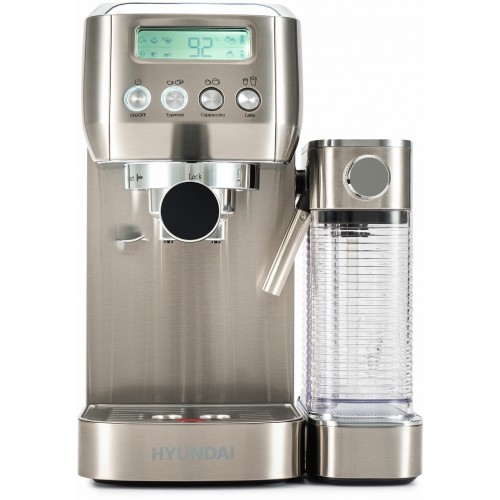 Кофеварка рожковая Hyundai HEM-9999 (серебристый) 7