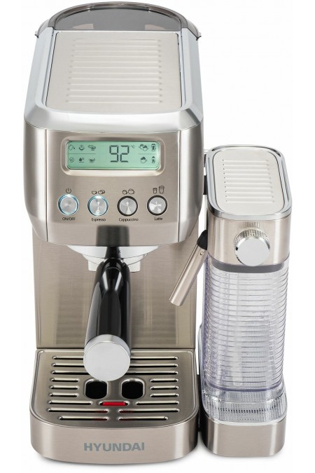 Кофеварка рожковая Hyundai HEM-9999 (серебристый) 3