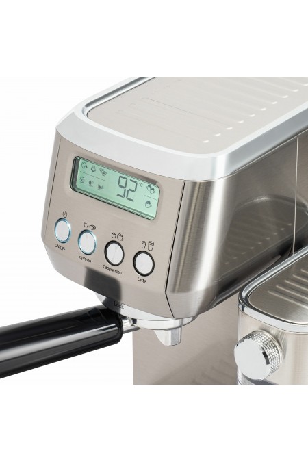 Кофеварка рожковая Hyundai HEM-9999 (серебристый) 4