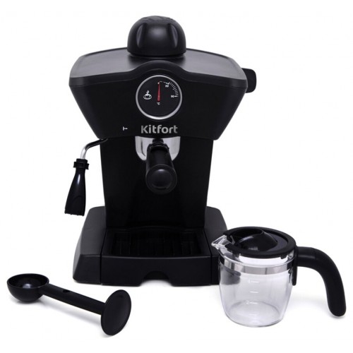 Кофеварка рожковая Kitfort КТ-706 (черный) 7