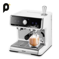 Кофеварка рожковая Kitfort КТ-7170 (серебристый)