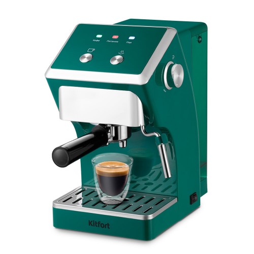 Кофеварка рожковая Kitfort КТ-7283 (зеленый) 
