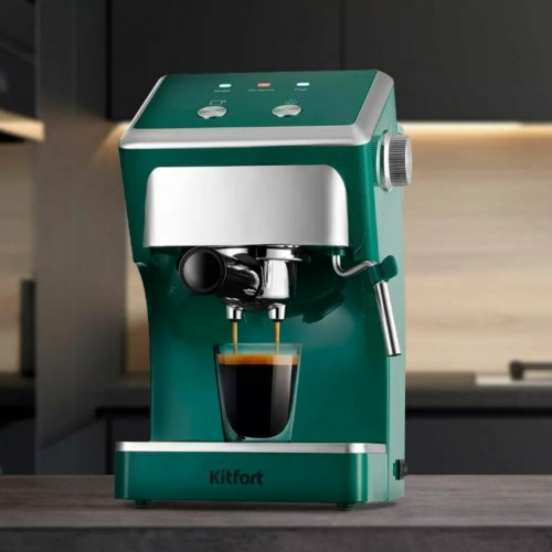 Кофеварка рожковая Kitfort КТ-7283 (зеленый) 2