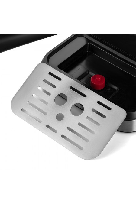 Кофеварка рожковая Kitfort КТ-7293 (серебристый/черный) 6