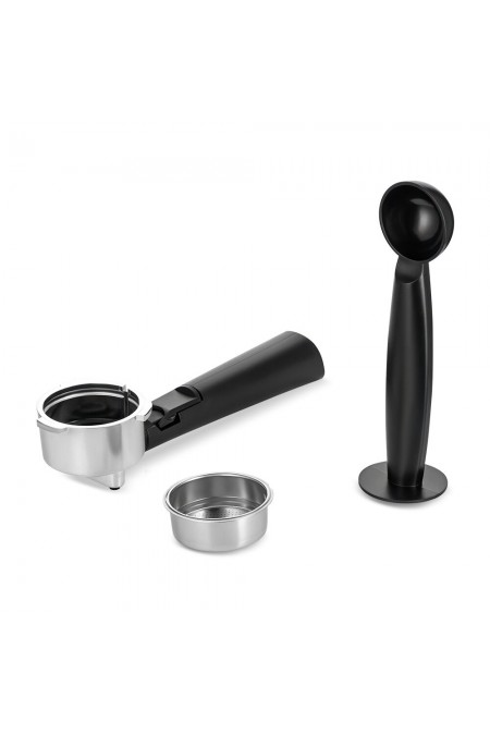 Кофеварка рожковая Kitfort КТ-7293 (серебристый/черный) 8