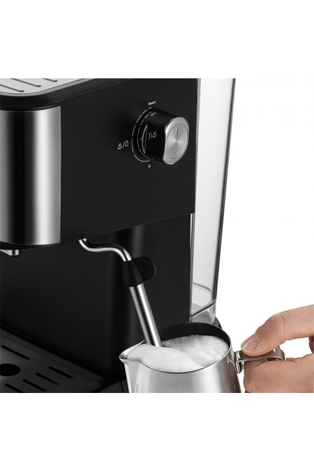 Кофеварка рожковая Kitfort КТ-7293 (серебристый/черный) 9