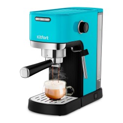 Кофеварка рожковая Kitfort КТ-7461 (бирюзовый)