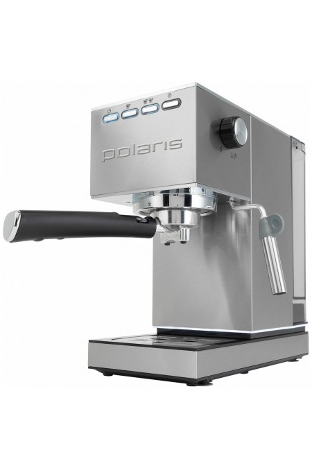 Кофеварка рожковая Polaris PCM 1542E Adore Crema (серебристый) 
