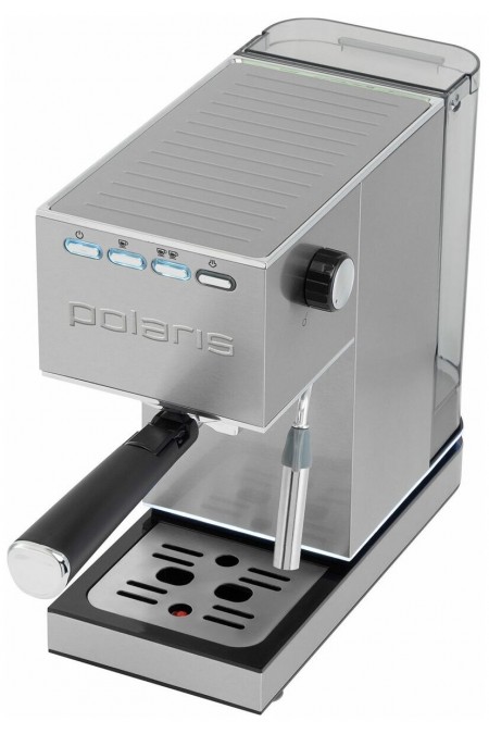 Кофеварка рожковая Polaris PCM 1542E Adore Crema (серебристый) 1