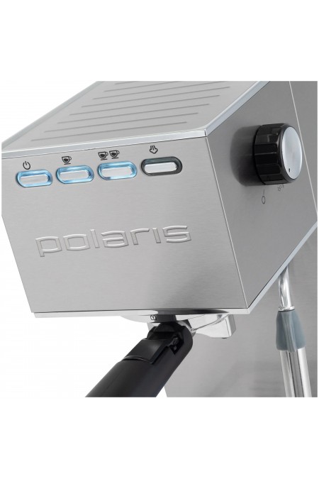 Кофеварка рожковая Polaris PCM 1542E Adore Crema (серебристый) 8