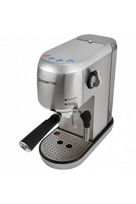 Кофеварка рожковая Polaris PCM 2001AE (серебристый) 