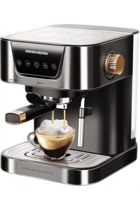 Кофеварка рожковая Redmond RCM-CBM1514 (бронзовый) 