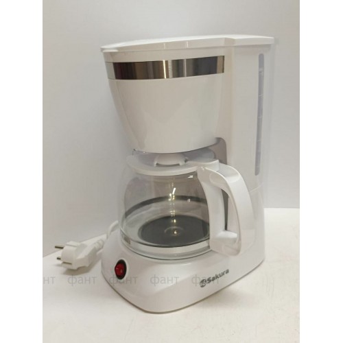 Кофеварка Sakura SA-6109W (белый) 3