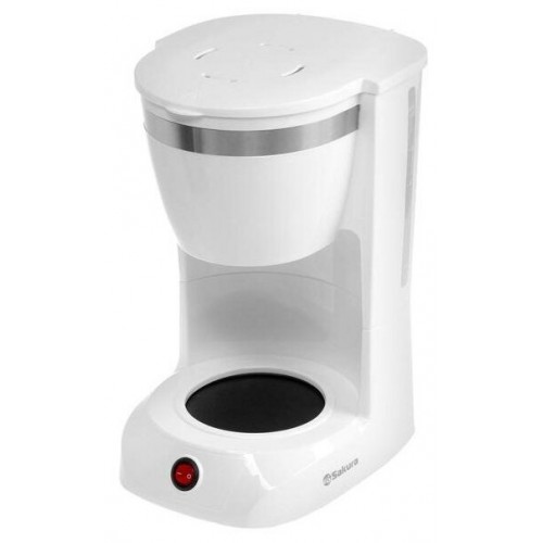 Кофеварка Sakura SA-6109W (белый) 4