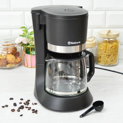 Кофеварка Sakura SA-6117BL (голубой) 3