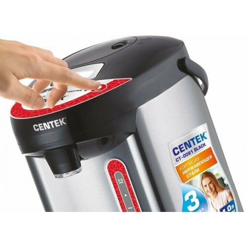 Термопот CENTEK CT-0081 (черный/серебристый) 4