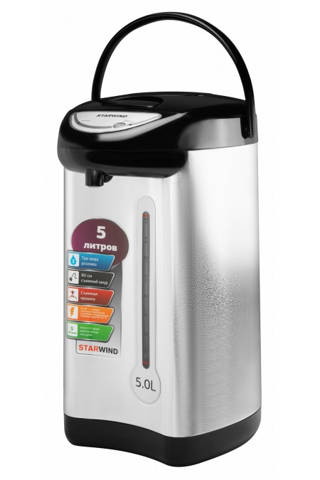 Термопот Starwind STP2850 (серебристый/черный) 7