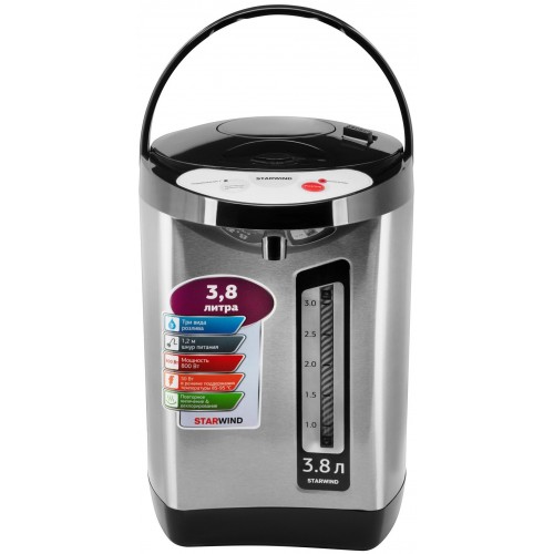Термопот Starwind STP3400 (серебристый/черный) 