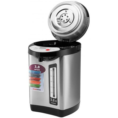 Термопот Starwind STP3400 (серебристый/черный) 2