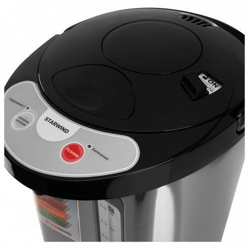 Термопот Starwind STP3400 (серебристый/черный) 6