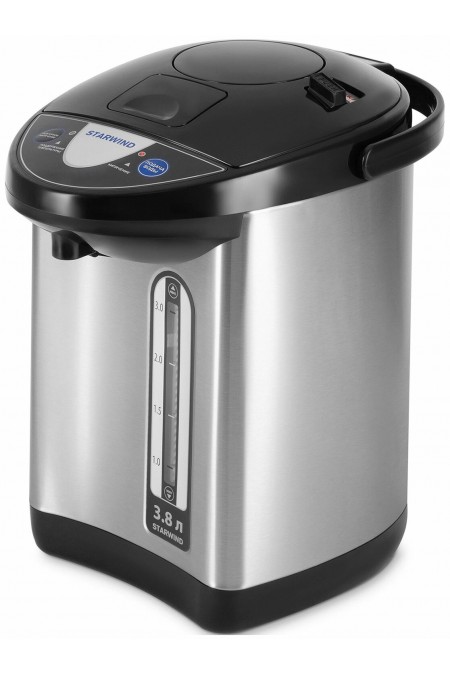 Термопот Starwind STP3822 (черный/серебристый) 