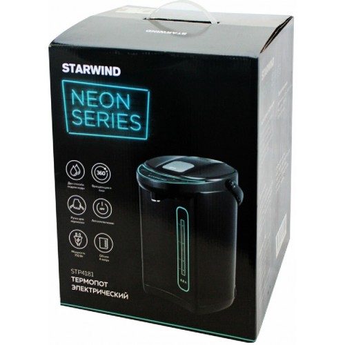 Термопот STARWIND STP4181 (тeмно-серый/бирюзовый) 9