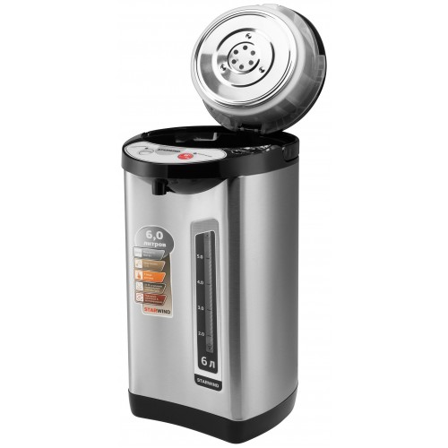 Термопот Starwind STP5401 (черный/серебристый) 3