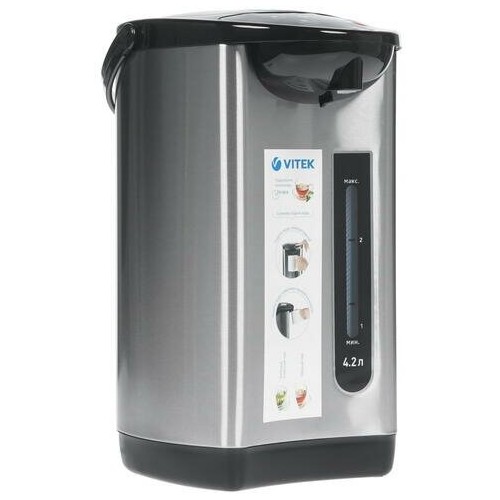 Термопот Vitek VT-7101 (серебристый/черный) 9